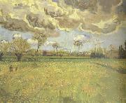 Vincent Van Gogh Landscape under a Stormy Sky (nn04) USA oil painting artist